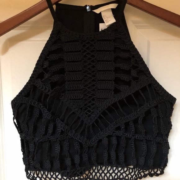 H&M Embroidered Crop Top - Picture 1 of 1